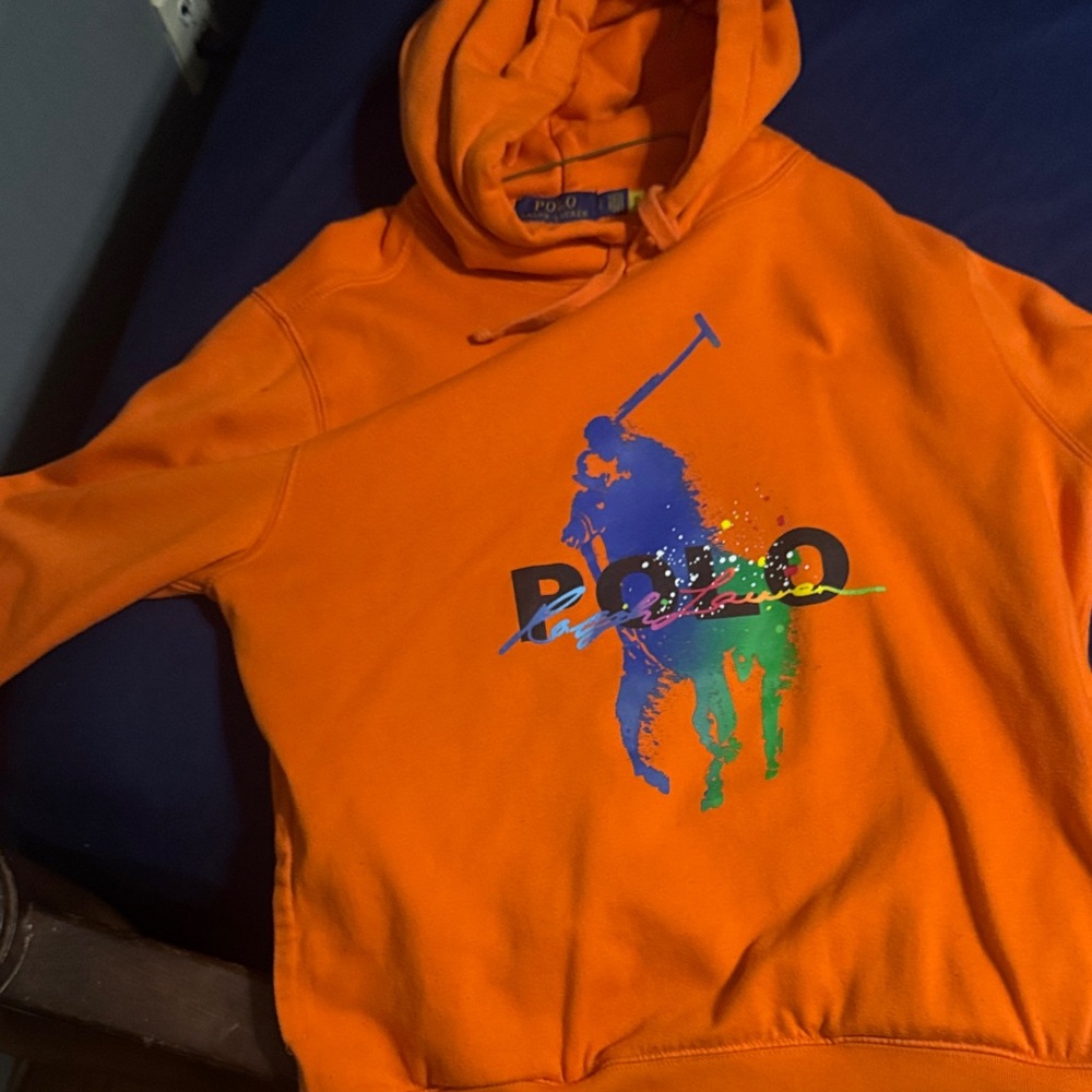 Polo by Ralph Lauren Vibrant Orange Hoodie